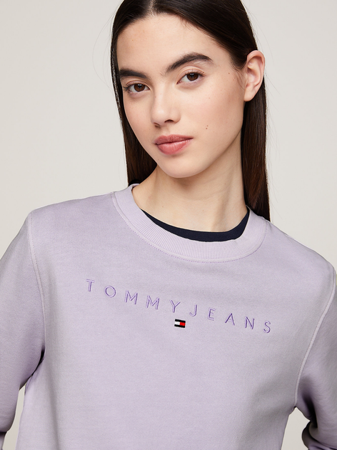 Світшот жіночий Tommy Jeans DW0DW17793-W06 M Фіолетовий (8720646674381) - зображення 5