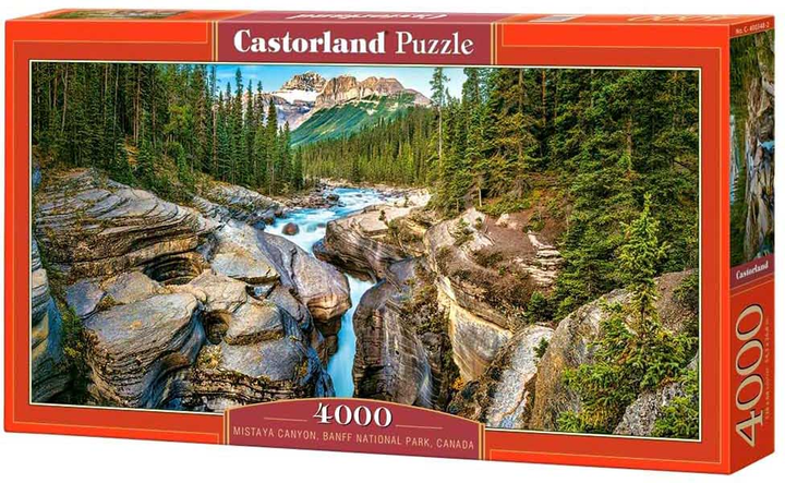 Puzzle Castorland Mistaya Canyon Banff 138 x 68 cm 4000 elementów (5904438400348) - obraz 1