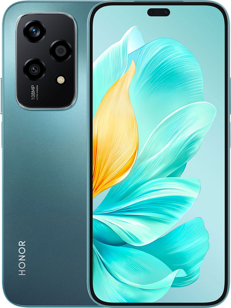 Мобільний телефон Honor 200 Lite 8/256GB Midnight Cyan (TKOHUASZA0152) - зображення 1