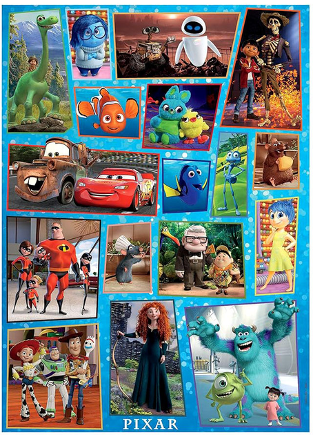 Puzzle drewniane Educa Disney Pixar Bohaterowie bajek 36 x 26 cm 100 elementów (8412668188815) - obraz 2