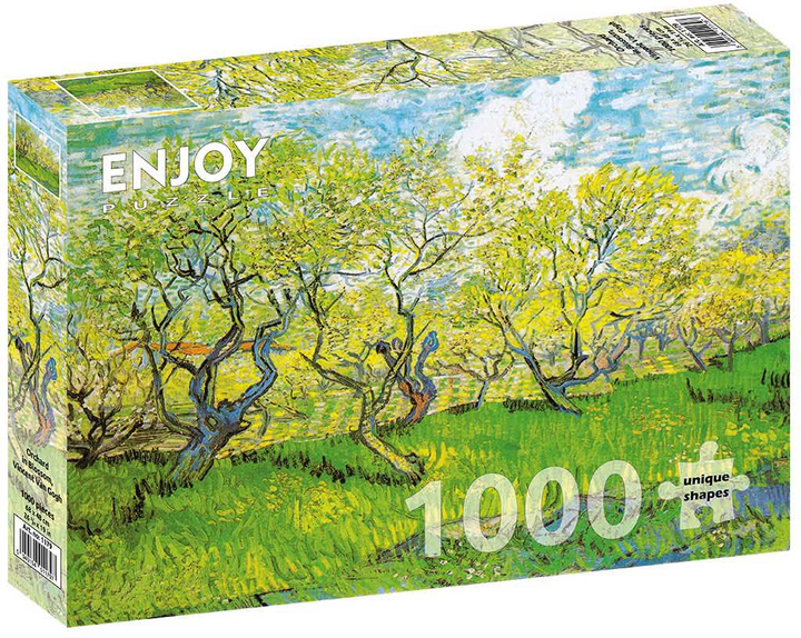 Puzzle Enjoy Kwitnący sad Vincent van Gogh 68 x 48 cm 1000 elementów (5949194011797) - obraz 1