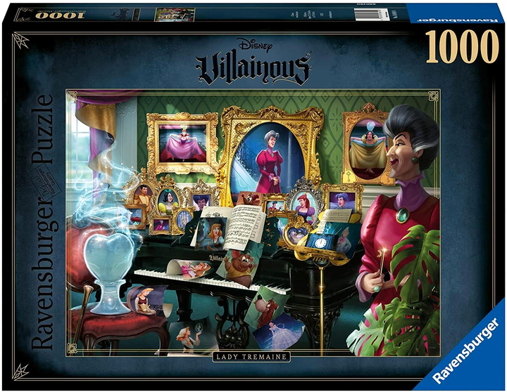 Puzzle Ravensburger Villainous Lady Tremaine 70 x 50 cm 1000 elementów (4005556168910) - obraz 1