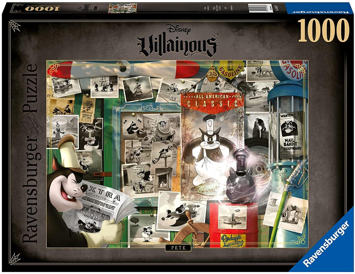 Puzzle Ravensburger Villainous Pete 70 x 50 cm 1000 elementów (4005556168873) - obraz 1