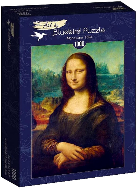 Puzzle Bluebird Leonardo Da Vinci Mona Lisa 68 x 48 cm 1000 elementów (3663384600081) - obraz 1