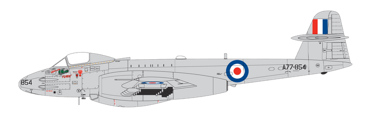 Збірна модель 1/48 літак Gloster Meteor F8 Korean War Airfix A09184 - зображення 10