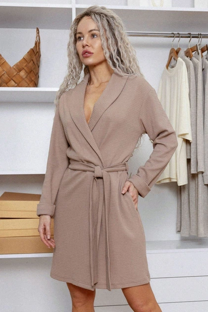 Халат Leinle 48(XL) Светло-коричневый (102896) - изображение 3