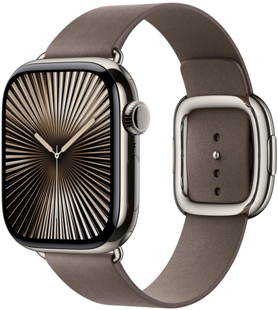 Pasek Apple Modern Buckle do Apple Watch 42mm Small Dark Taupe (MXW33) - obraz 1