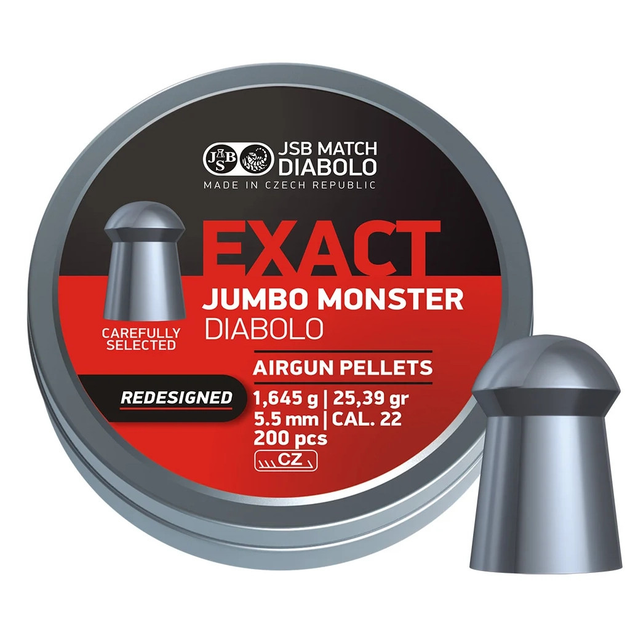 Пульки JSB Exact Monster esigned 5,52 мм 1,645 г (m429358) - изображение 1