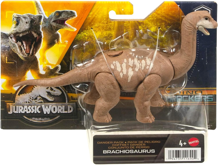 Фігурка Mattel Jurassic World Динозавр Брахіозавр 10 см (0194735116904) - зображення 1