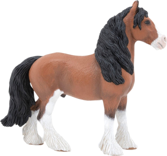 Figurka Papo Koń Clydesdale 13.5 cm (3465000515713) - obraz 1