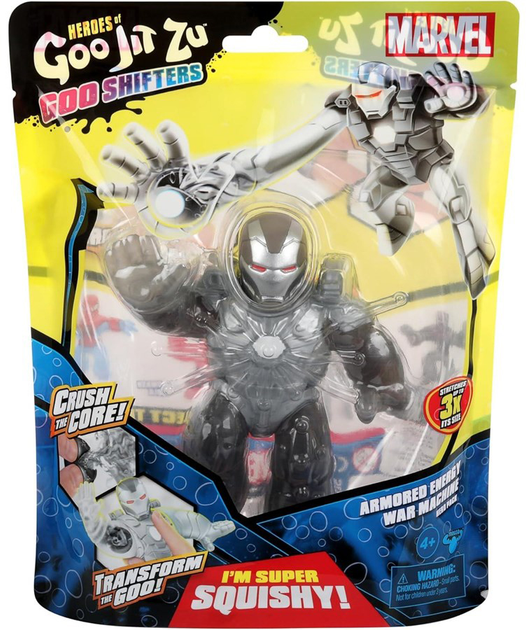 Фігурка TM Toys Goo Jit Zu Marvel Go Shifters War Machine (0630996425787) - зображення 1