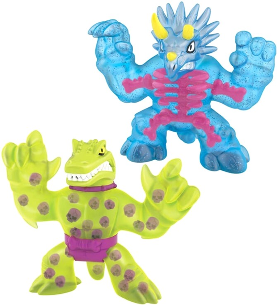 Zestaw figurek TM Toys Goo Jit Zu Dino X-Ray Tritops vs Shredz (0630996411933) - obraz 2