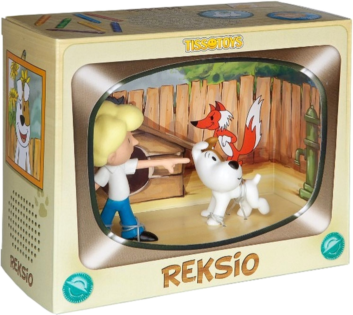 Zestaw figurek Tisso Toys Chłopiec i Reksio 2 szt (5903263470540) - obraz 1