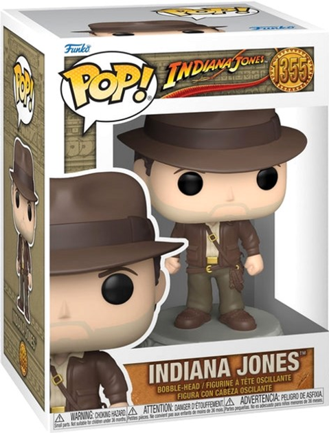 Figurka Funko Pop Movies Indiana Jones 9 cm (0889698592598) - obraz 1