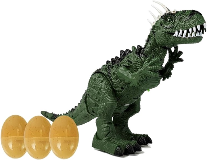 Figurka LEAN Toys Dinozaur ruchomy z dźwiękiem Zielony 30 cm (5905214970802) - obraz 3
