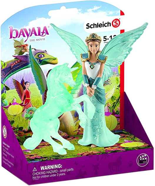 Zestaw figurek Schleich Elfka Eyela z lodowym jednorożcem 2 szt (4055744030178) - obraz 1