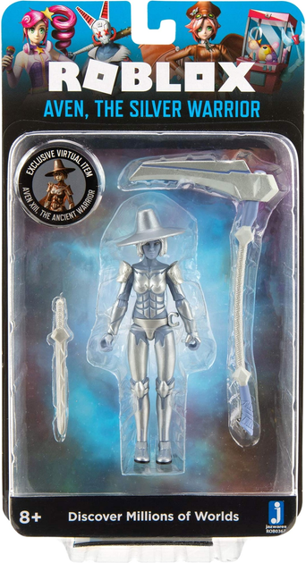 Figurka Jazwares Roblox The Silver Warrior Aven 10 cm (0191726379287) - obraz 1