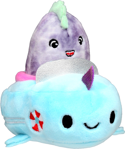 М'яка іграшка Kellytoys Squishmallows Squishville Міні звірятко Чуї з транспортним 5 см (0191726411505) - зображення 1