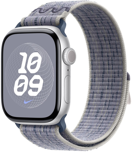 Ремінець Apple Nike Sport Loop для Apple Watch 40mm Grey/Blue (MC1G4) - зображення 1