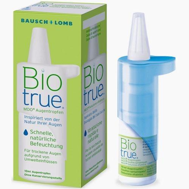 Краплі для очей зволожуючі Bausch&Lomb Biotrue drops 10 мл - зображення 1