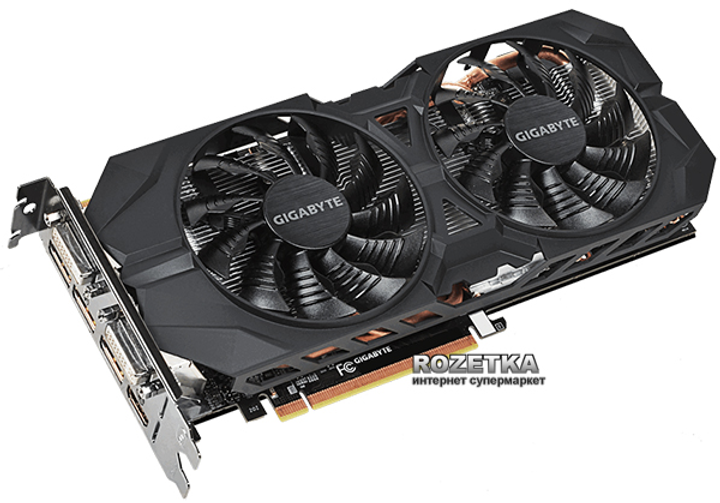 Видеокарта Gigabyte PCI-Ex GeForce GTX 960 4096MB GDDR5 (128bit) (1216/7010) (2 x DVI, HDMI, 3 x DisplayPort) (GV-N960WF2OC-4GD) - изображение 2