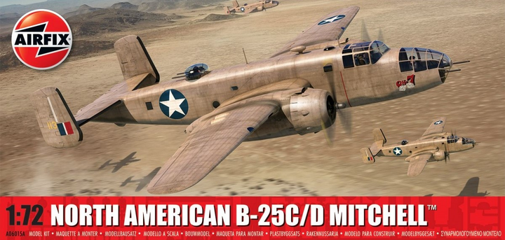 Model do sklejania Aircraft Samolot North American B-25C/D Mitchell 1:72 (5063129001711) - obraz 1