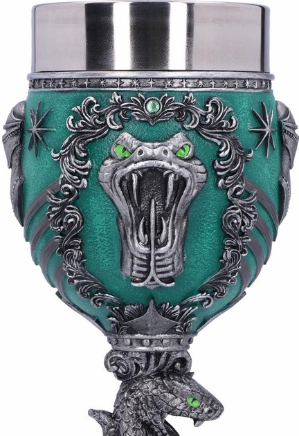 Puchar kolekcjonerski Nemesis Now Harry Potter Slytherin - 19.5 cm (0801269143220) - obraz 2