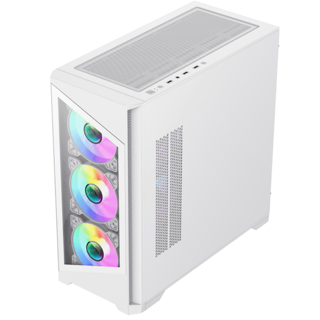 Корпус для компьютера Miditower GameMax Destroyer TGW без БП Белый - изображение 4