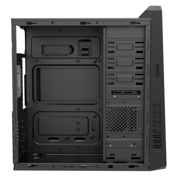 Корпус для компьютера Miditower GameMax MT523R-NP-U3 без БП Черный с красным - Фото 4 Корпус для компьютера Miditower GameMax MT523R-NP-U3 без БП Черный с красным - изображение 4