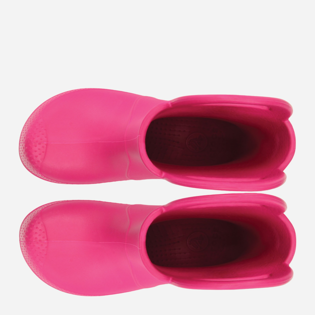 Kalosze dla dziewczynki wysokie Crocs Handle Rain Boot Kids 12803-6X0 29-30 (C12) Różowe (887350802443) - obraz 4