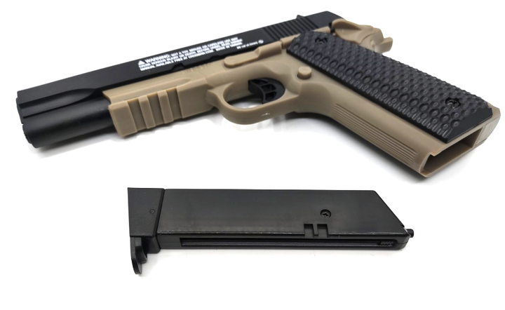 Пневматический пистолет пружиный Crosman Colt 1911 KIT - изображение 4