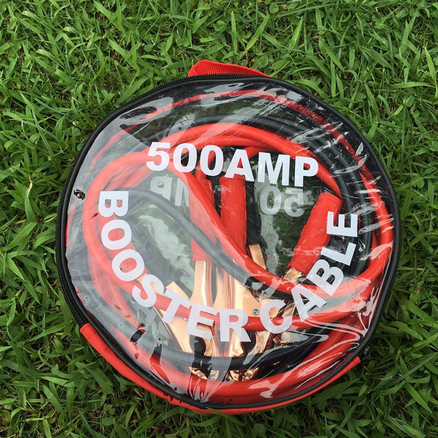 Стартові дроти 500AMP дроти для запуску для автомобіля, Старт-кабель для з'єднання клем акумуляторів автомобілів 068j - зображення 5