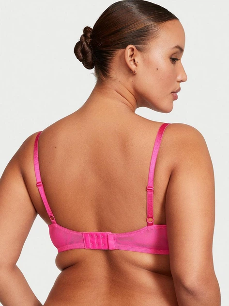 Жіночий комплект (бюст+трусики стрінги) Victoria's Secret (144000415904) Shine Strappy Unlined 70B/XS рожевий - Фото 6 Жіночий комплект (бюст+трусики стрінги) Victoria's Secret (144000415904) Shine Strappy Unlined 70B/XS рожевий - зображення 6