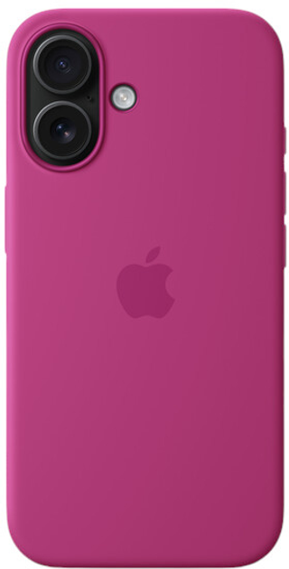 Чохол Apple iPhone 16 Silicone Case MagSafe Fuchsia (MYY53) - зображення 5