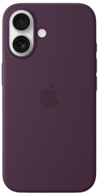 Etui Apple iPhone 16 Plus Silicone Case MagSafe Plum (MYYD3) - obraz 4