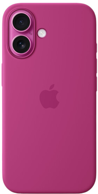 Etui Apple iPhone 16 Plus Silicone Case MagSafe Fuchsia (MYYE3) - obraz 3
