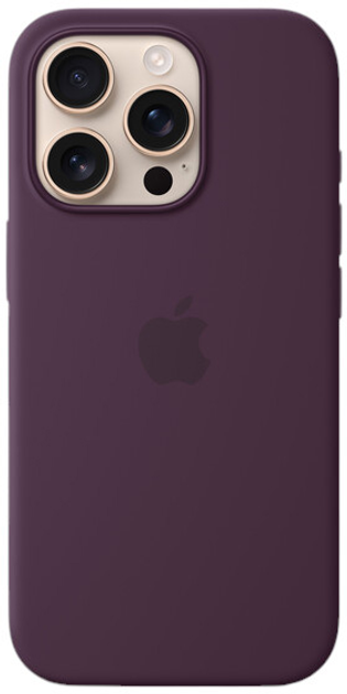 Чохол Apple iPhone 16 Pro Silicone Case MagSafe Plum (MYYM3) - зображення 5