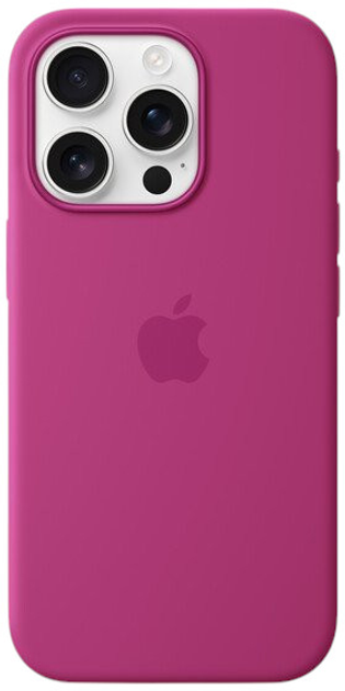 Etui Apple iPhone 16 Pro Silicone Case MagSafe Fuchsia (MYYN3) - obraz 3