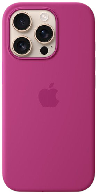 Чохол Apple iPhone 16 Pro Max Silicone Case MagSafe Fuchsia (MYYX3) - зображення 5