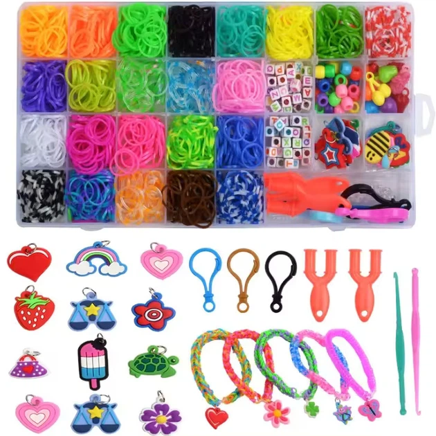 Набор резинок для плетения браслетов Fashion loom bands с аксессуарами 1500шт (414597945) - Фото 1 Набор резинок для плетения браслетов Fashion loom bands с аксессуарами 1500шт (414597945) - изображение 1