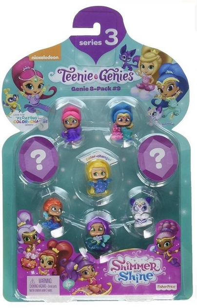 Zestaw figurek Mattel Teenie Genies Series 3 No 9 8 szt (0887961526479) - obraz 1