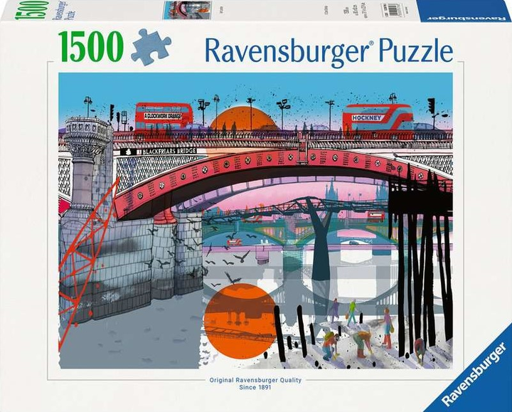 Puzzle Ravensburger 1500 Mój Londyn 80 x 60 cm 1500 elementów (4005555007968) - obraz 1