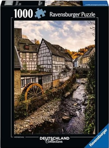 Puzzle Ravensburger Niemcy widokówka 70 x 50 cm 1000 elementów (4005555007920) - obraz 1