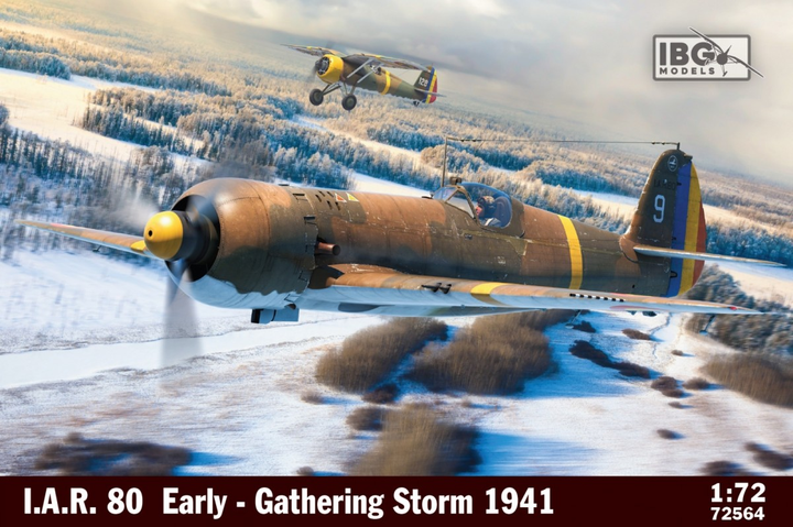 Модель літака для склеювання IBG Models I.A.R. 80 Early - Gathering Storm 1941 1:72 (5907747903074) - зображення 1