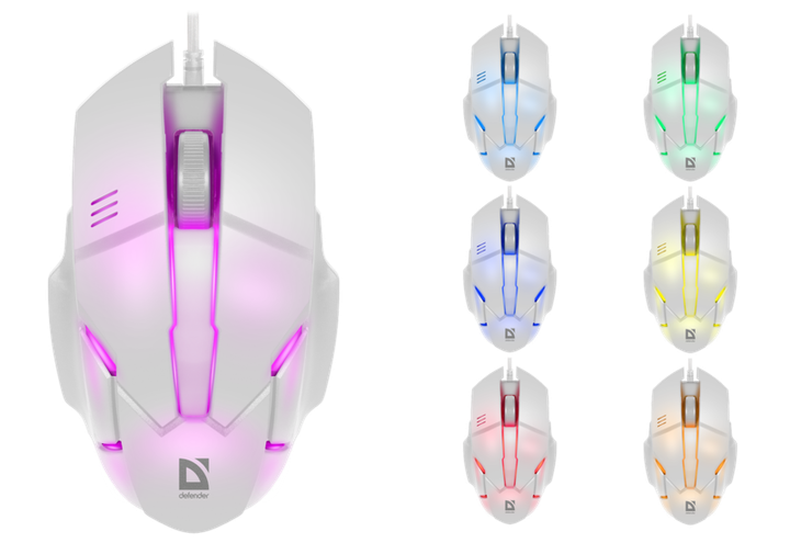 Миша Defender Host MB-982 USB White (52983) - зображення 2