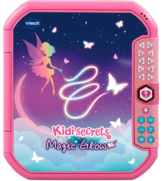 Щоденник VTech Kidisecrets Magic Glow Pink (3417765324048) - зображення 1