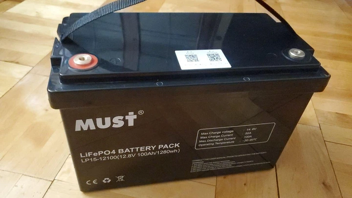 Акумулятор MUST LP15-12100 (12,8 V, 100 Ah, LiFePo4) - изображение 3