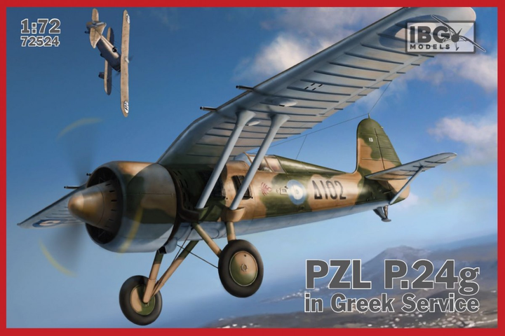 Model do sklejania IBG Models Samolot PZL P.24g Greek Service 1:72 (5907747901476) - obraz 1