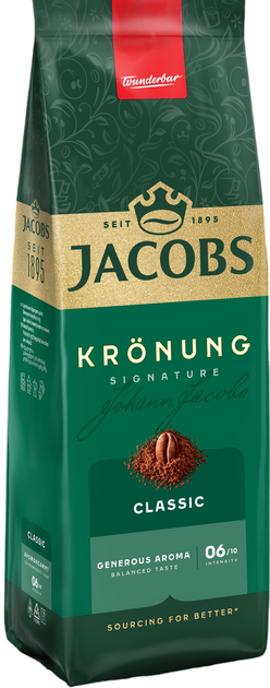 Акція на Кава мелена Jacobs Kronung Classic 400 г від Rozetka