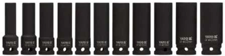 Набір ударних головок YATO 1/2" 10-24 мм 11 предметів YT-1054 (5906083910548) - зображення 2